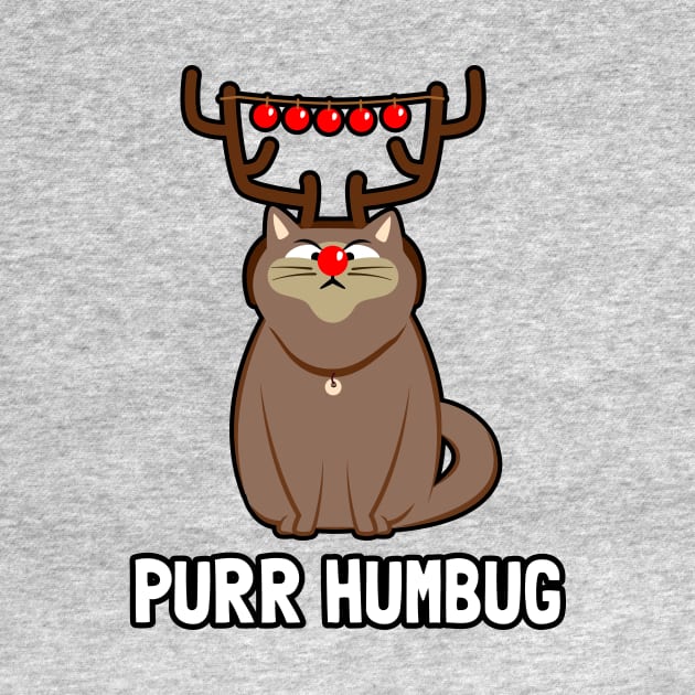 Purr Humbug - Bah Humbug Cat by propellerhead